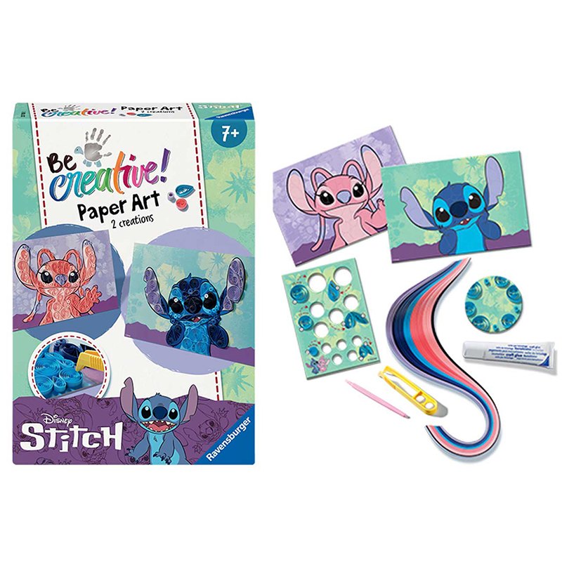 Juego de manualidades BeCreative Midi Stitch Paper Art - Imagen 1