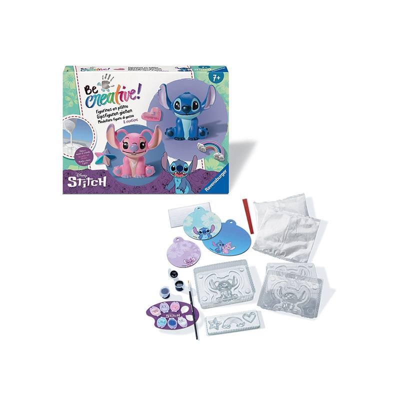 Juego de manualidades BeCreative Figuras de Stitch en Yeso - Imagen 1