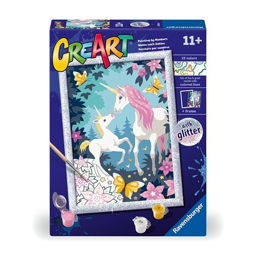 CreArt Unicornios Glitter - Imagen 1