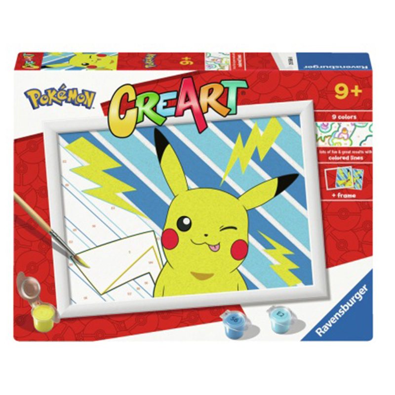 CreArt Pinta por Números Pikachu Descarado