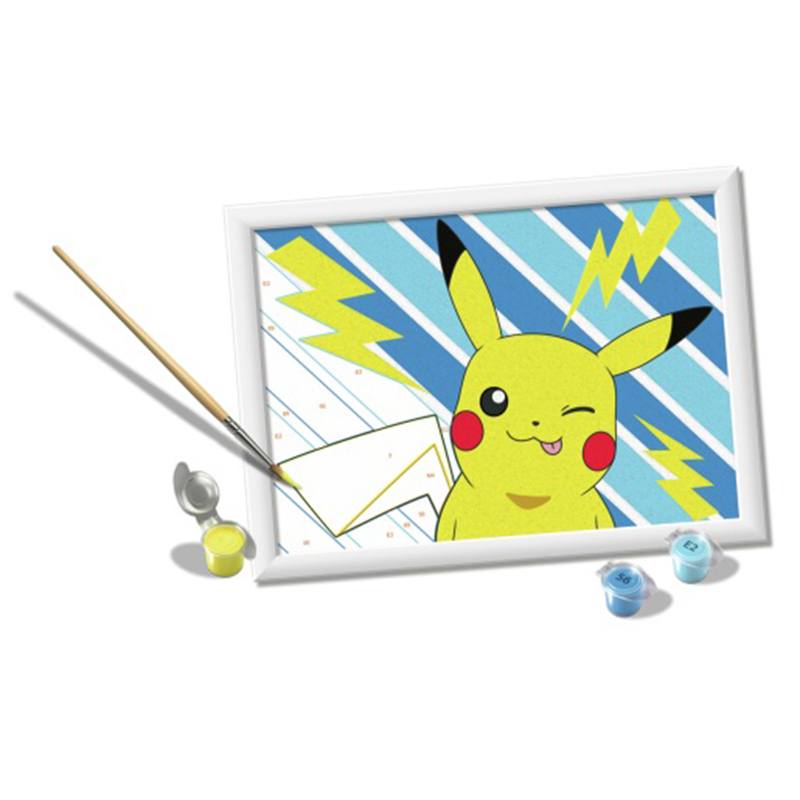 CreArt Pinta por Números Pikachu Descarado - Imagen 1