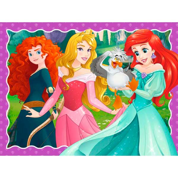 Puzzle 12-16-20-24p Princesas da Disney - Imagem 1