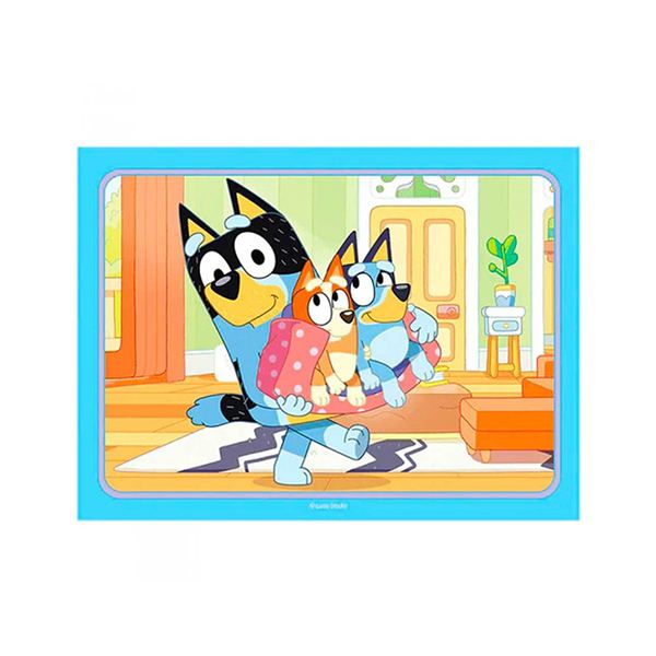 Bluey Puzzle 4 in a Box - Imagen 1
