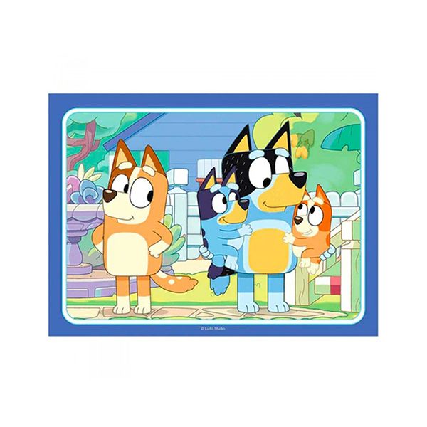 Bluey Puzzle 4 in a Box - Imagen 4