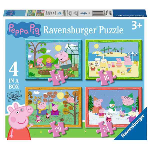Peppa Pig Puzzle 12-16-20-24p