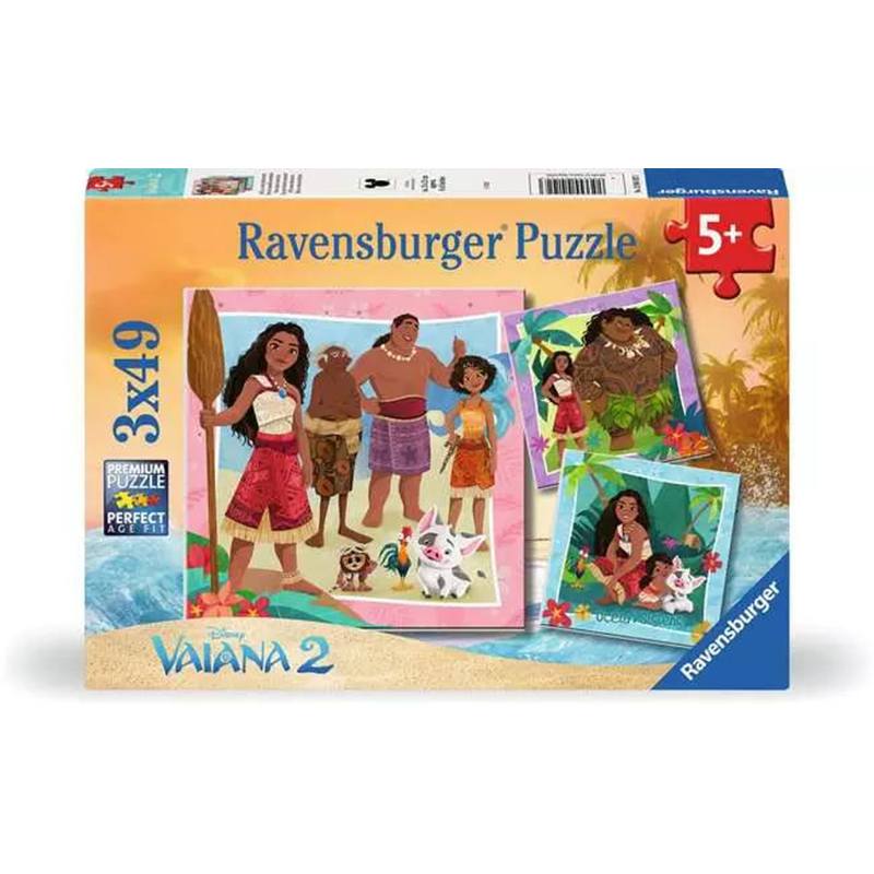 Disney Puzzle Vaiana 3x49p