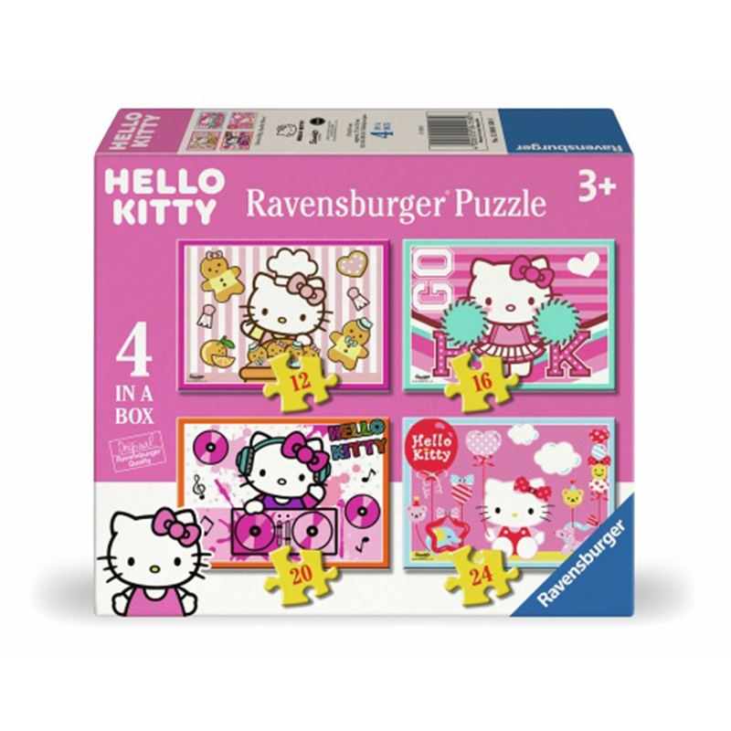 Hello Kitty Puzzle 4in1