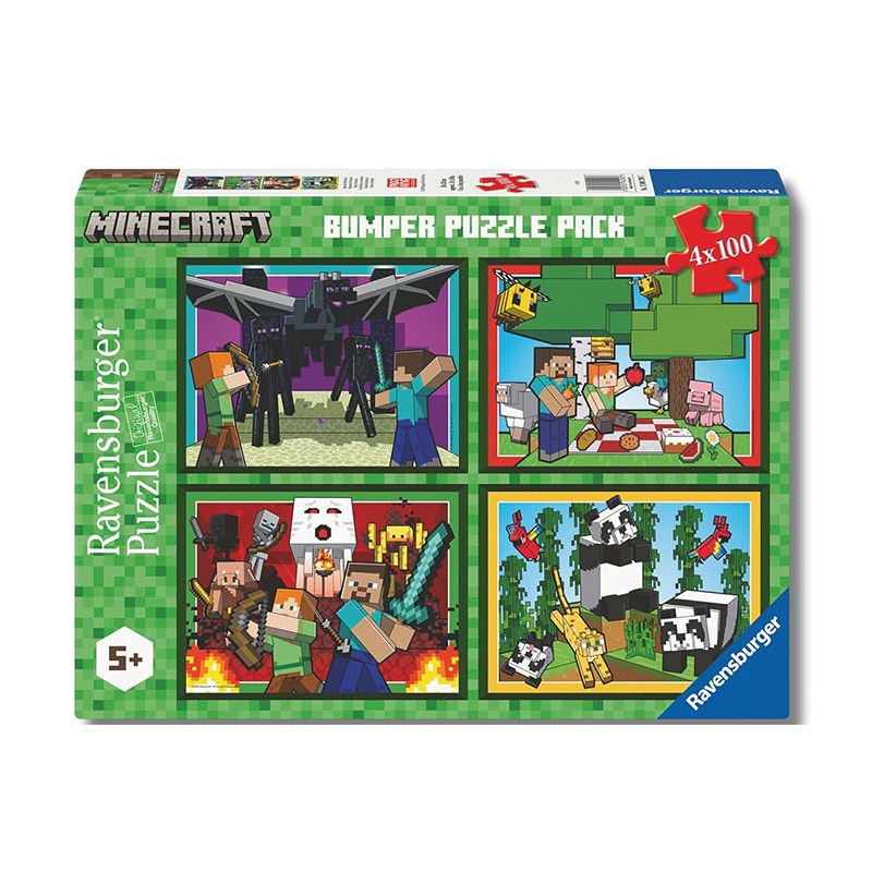 Minecraft Puzzle 4x100p