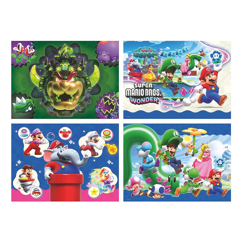 Super Mario Wonder Puzzle 4x100p - Imagen 1