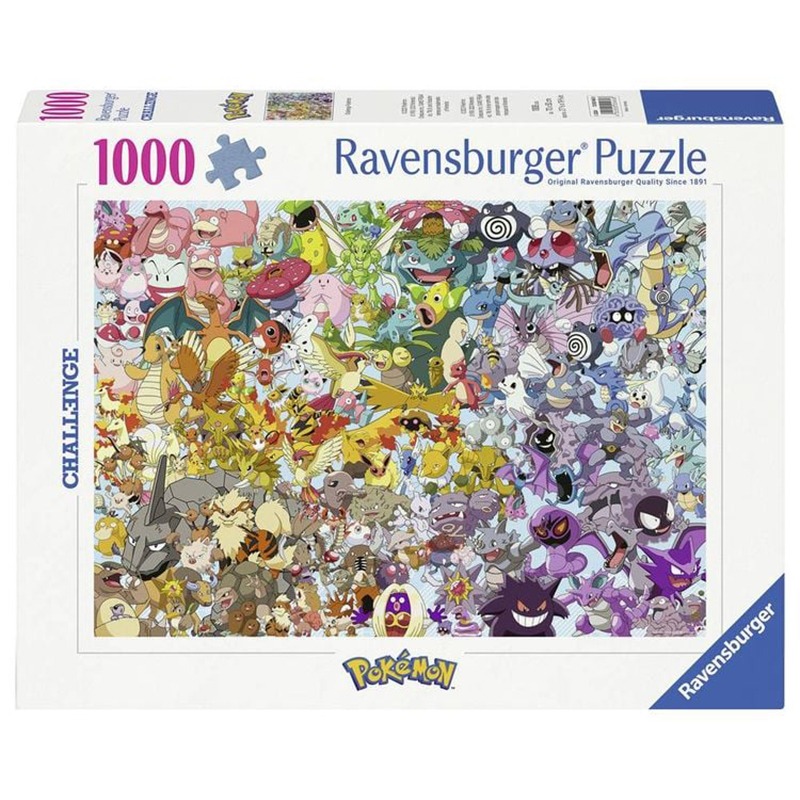 Pokémon Quebra-Cabeça Challenge 1000 peças
