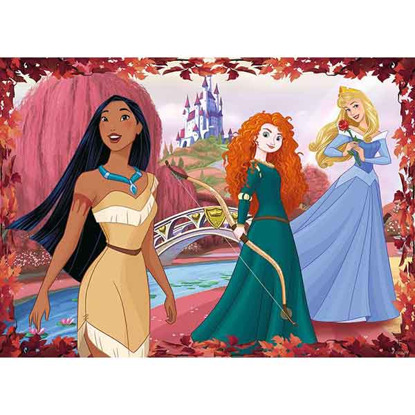 Disney Puzzle 4x100 Princesas - Imagen 1