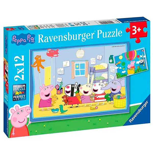 Puzzle 2x12 Peppa Pig - Imatge 1