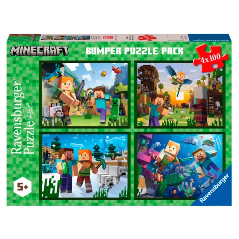 Puzzle 4x100p Minecraft