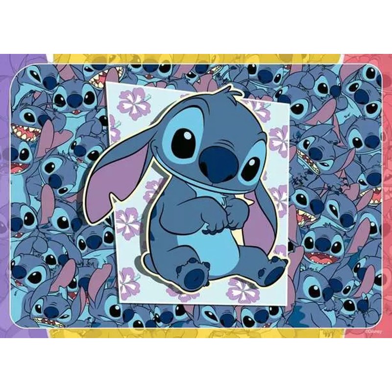 Stitch Puzzle 4x100p - Imagen 2