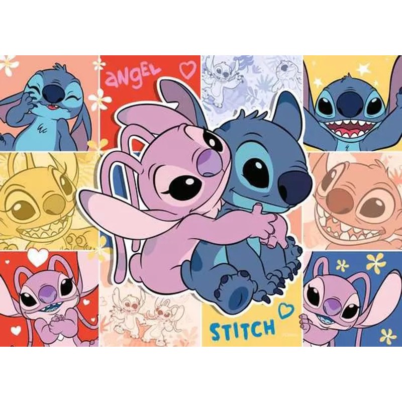 Stitch Puzzle 4x100p - Imagen 3