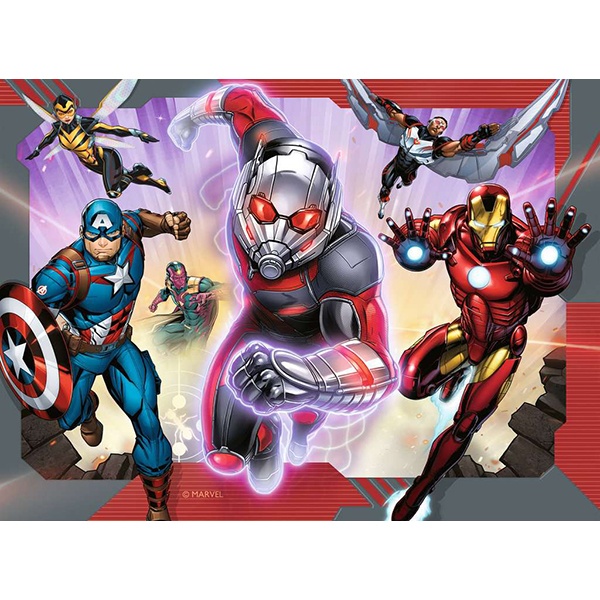 Avengers Puzzle 4 in a box 10-12-14-16 p - Imagen 1
