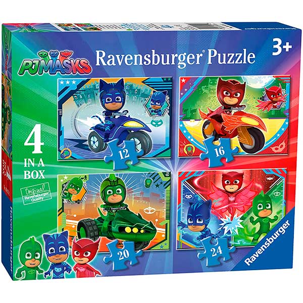 Puzzle 4 in a Box PJ Mask