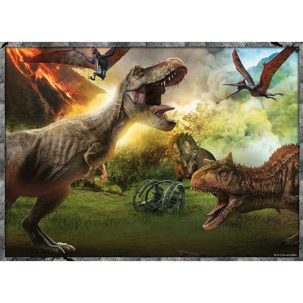 Puzzle 4x100 Bumper Jurassic World - Imatge 3