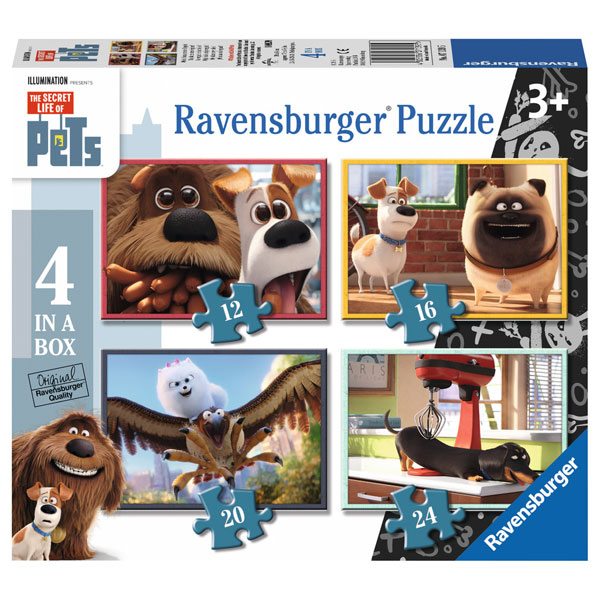 Puzzle 12+16+20+24 Mascotes Pets - Imatge 1