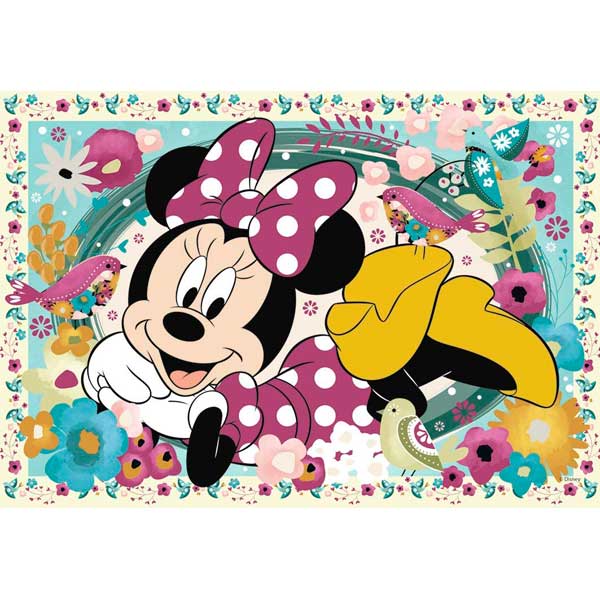 Puzzle 2x12p Flores para Minnie - Imagen 1