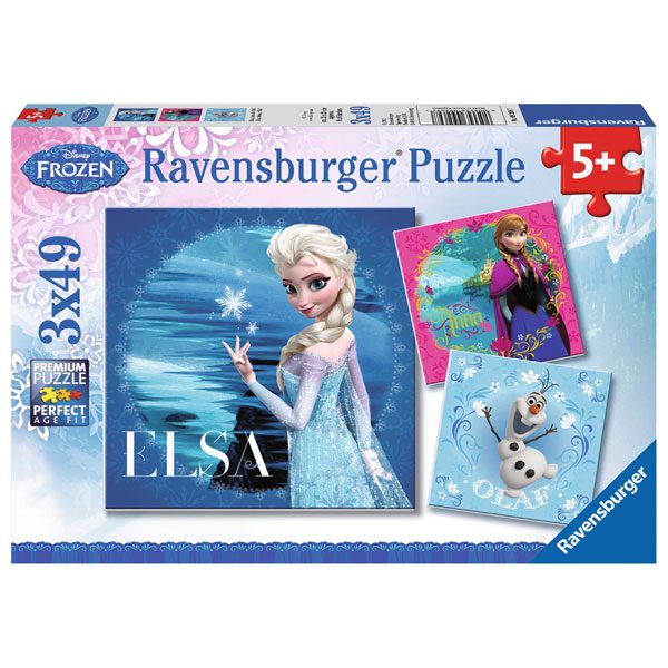 Puzzle 3x49 Frozen - Imagen 1