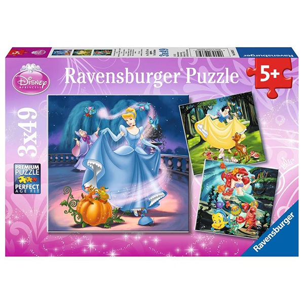 Disney Puzzle Princeses 3x49p - Imatge 1