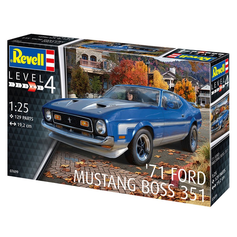 Revell - Maquete Carro '71 Ford Mustang Boss 351 1:25