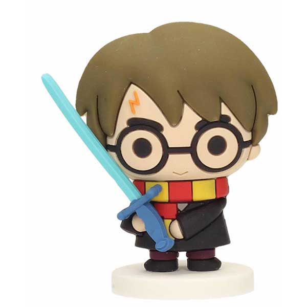 Harry Potter Mini Figura de Borracha com Espada 6cm - Imagem 1