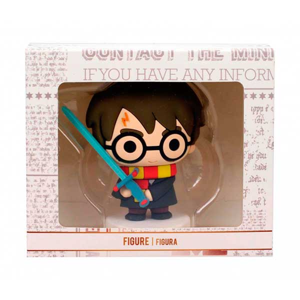 Harry Potter Mini Figura Goma con Espada 6cm - Imagen 1