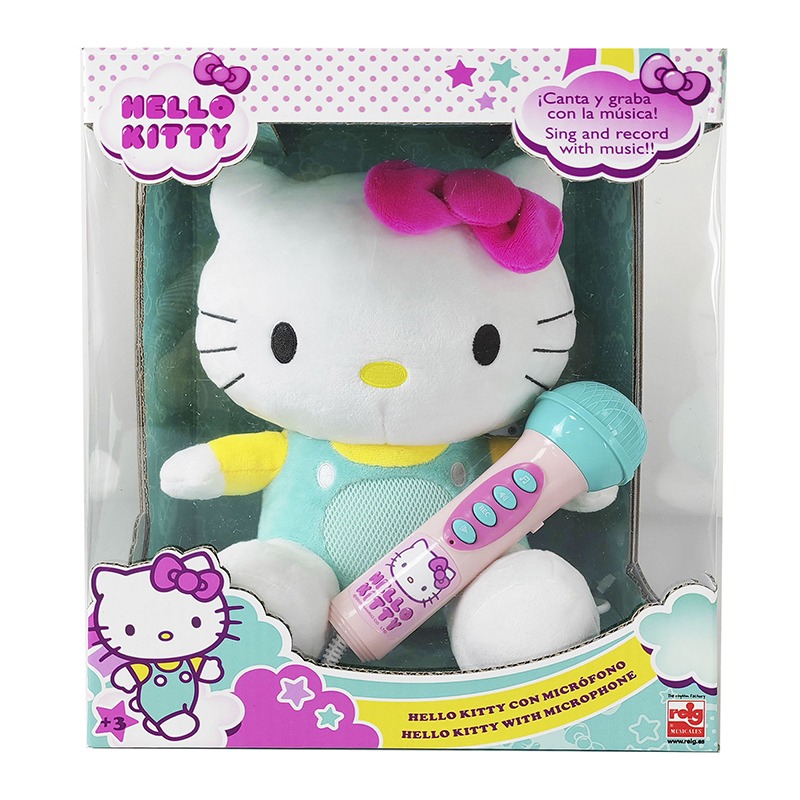 Kitty Amplificador de Peluche con Micro y Cable - Imagen 2