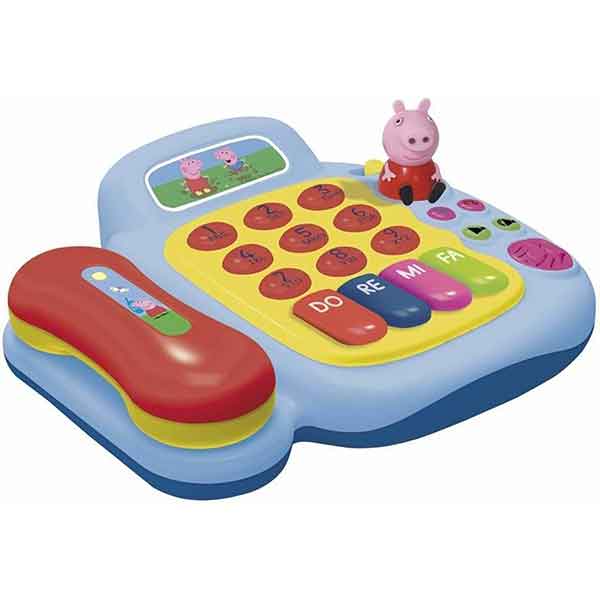 Peppa Pig Teléfono y Piano Infantil - Imagen 1