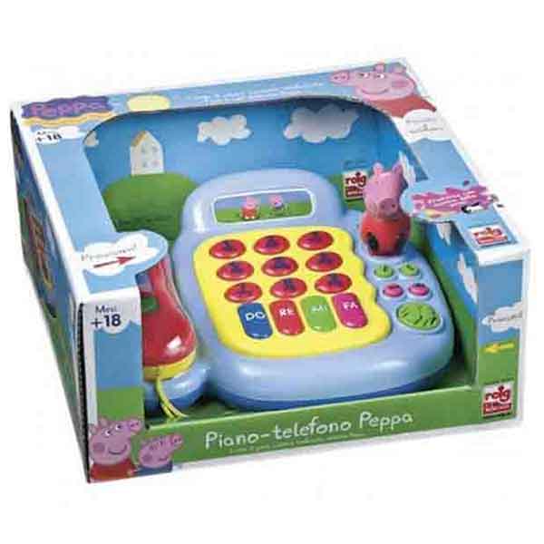 Peppa Pig Telefone e Piano Infantil - Imagem 1