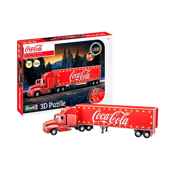 Puzzle 3D Camió Coca-Cola LED - Imatge 1