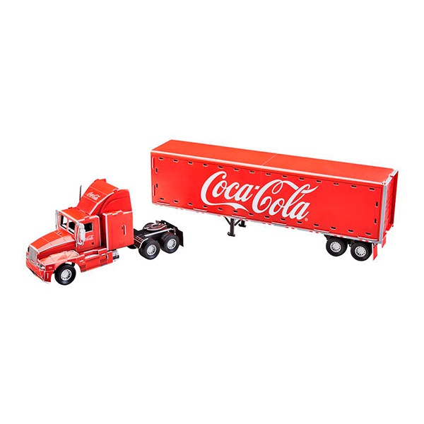 Puzzle 3D Coca-Cola Camión con luces 59cm - Imagen 2