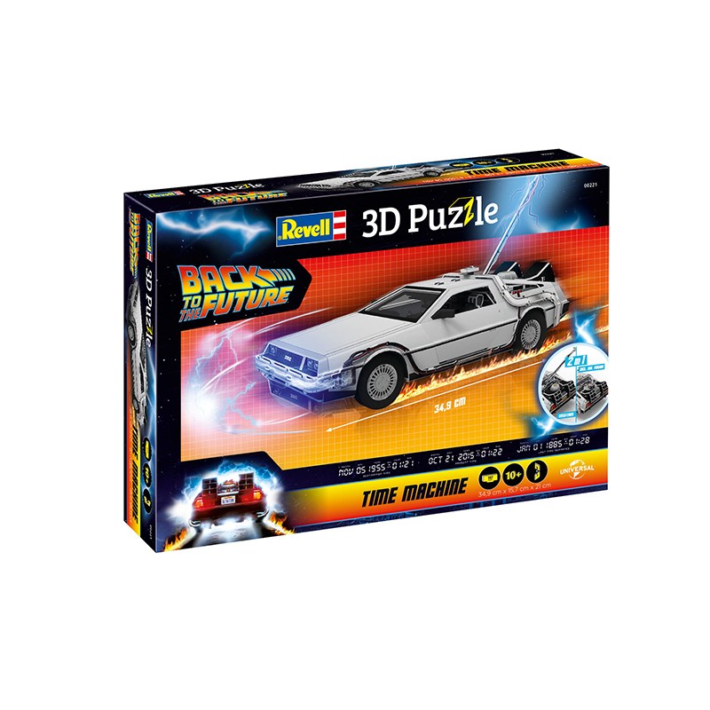 Revell Puzzle 3D Coche Back to the Future - Imagen 3