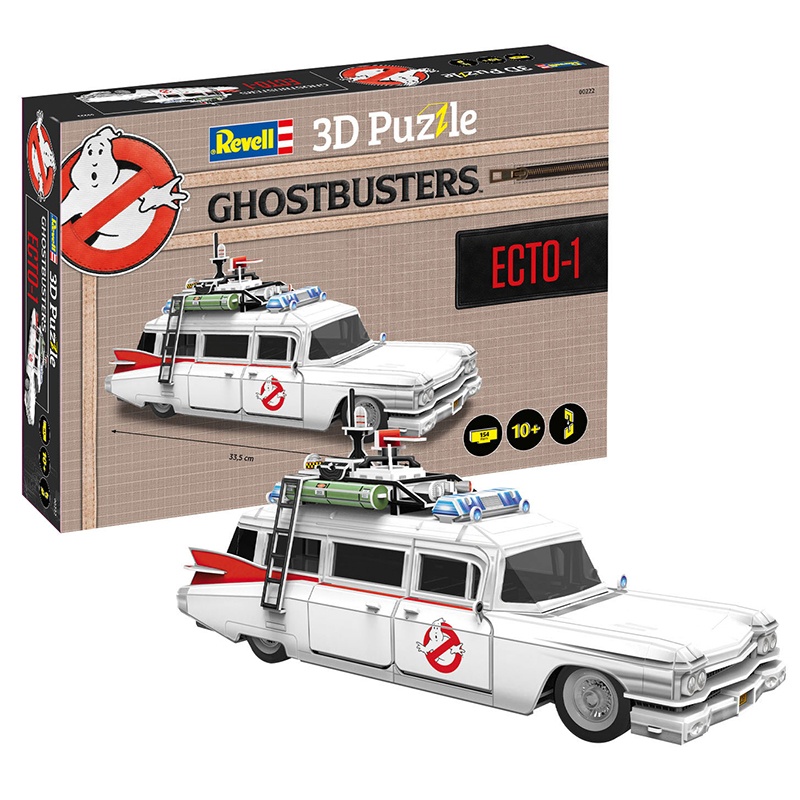 Puzzle 3D Gostbusters Ecto-1 - Imatge 1