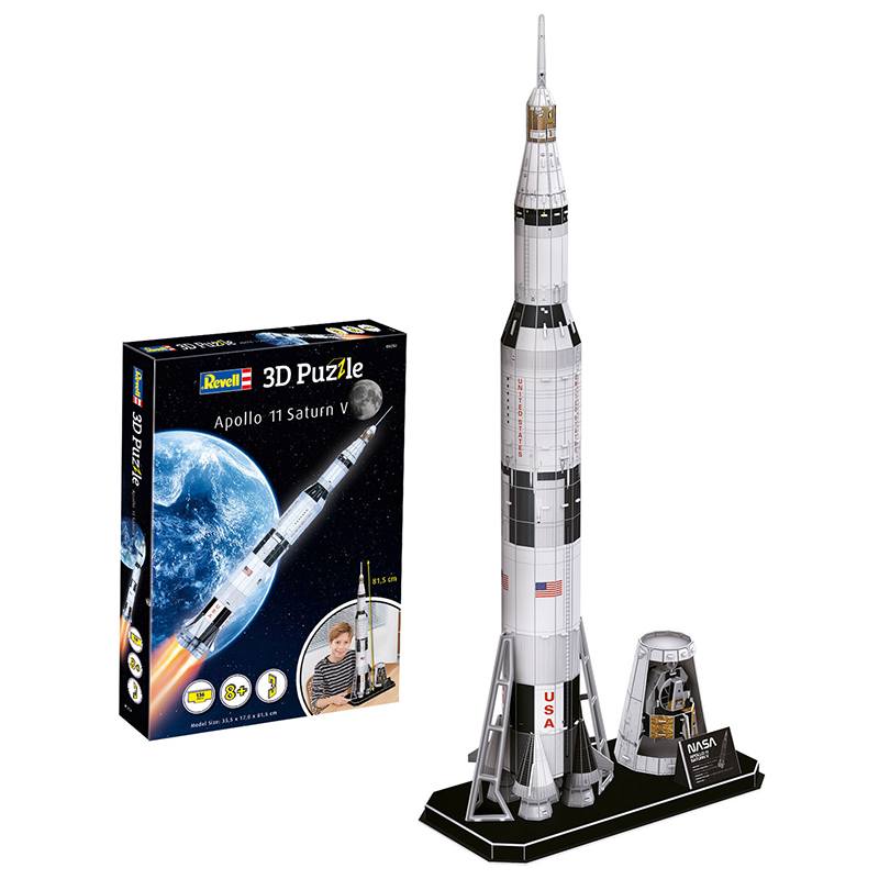 Puzzle Revell 3D Apollo 11 Saturno V - Imagem 1