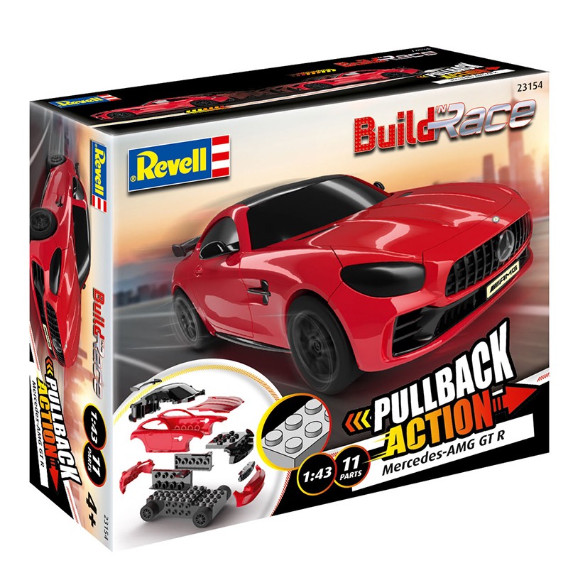 Build 'n Race Mercedes-AMG GT R Rojo - Imagen 1