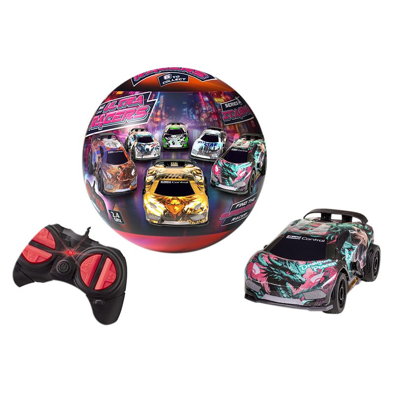 Coche RC Ultra Racers 2.4Ghz - Bola Sorpresa