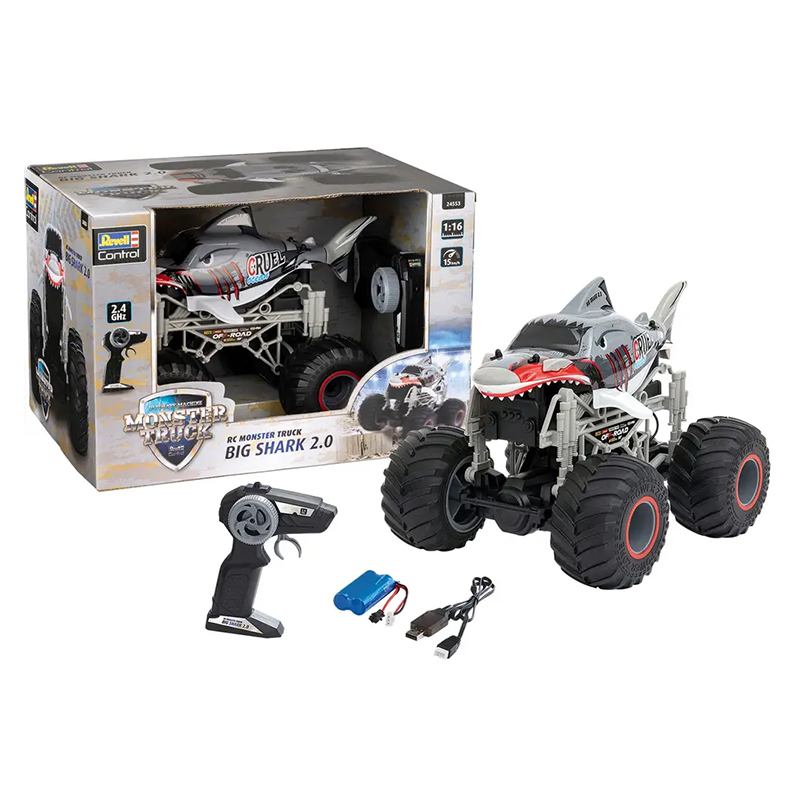 Coche RC Monster Truck Big Shark 2.0 2.4Ghz