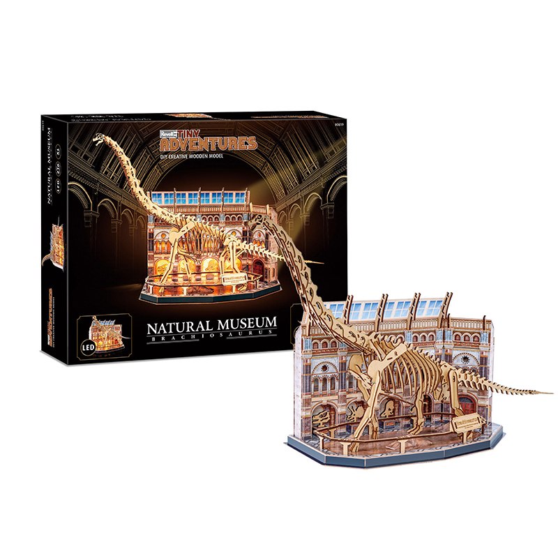 Maqueta miniatura Tiny Adventures - Natural Museo Brachiosaurus
