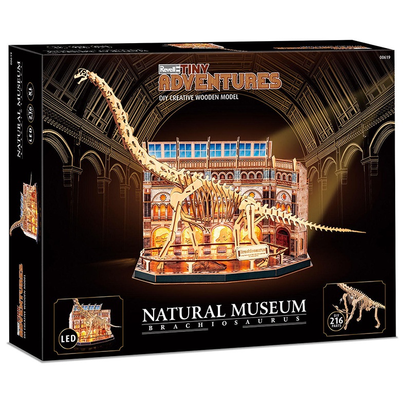 Maqueta miniatura Tiny Adventures - Natural Museo Brachiosaurus - Imagen 1