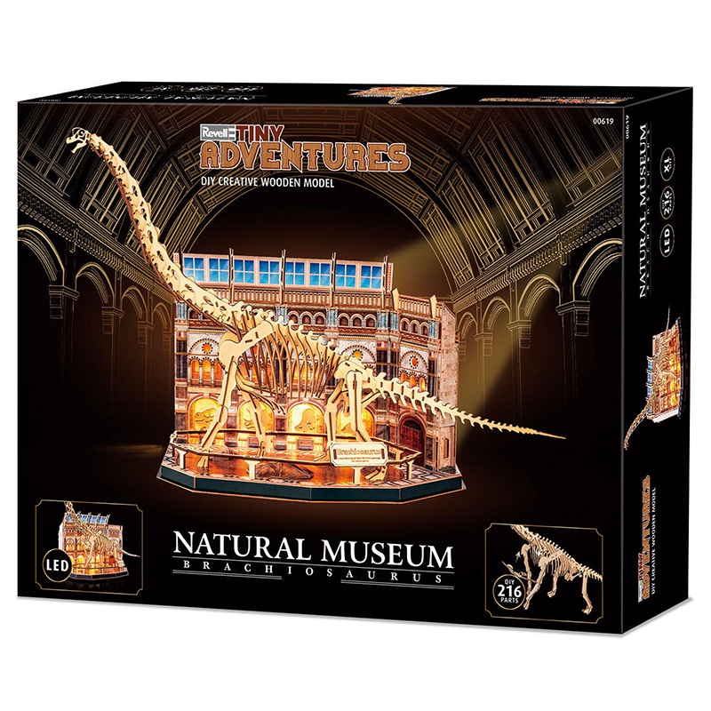 Maqueta miniatura Tiny Adventures - Natural Museo Brachiosaurus - Imagen 2