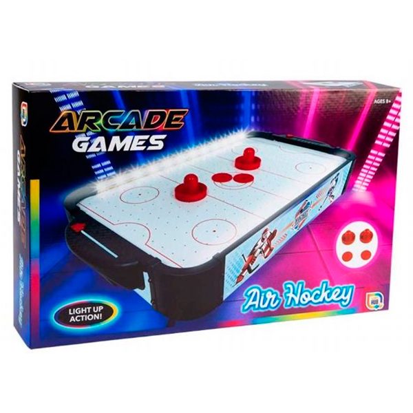 Air Hockey de Sobremesa con luces Leds