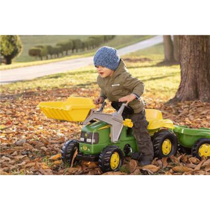 Tractor con Pala y Remolque John Deere - Imagen 1