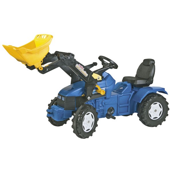 Tractor Infantil Pedais New Holland Com Pá Frontal - Imagem 1