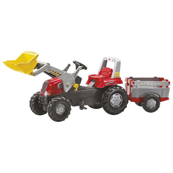 Tractor Pedales Infantil con Pala y Remolque Lader - Imagen 1