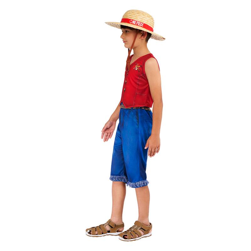 Disfraz One Piece Monkey Luffy 9-10 Años - Imagen 1