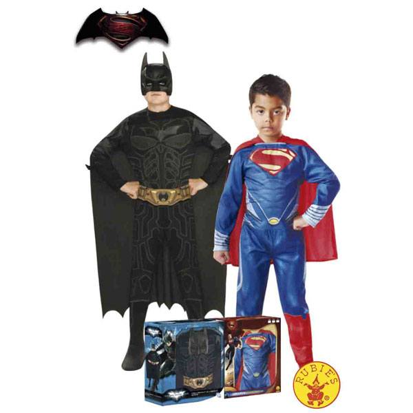 Pack Disfraces Batman-Superman 8-10 - Imagen 1