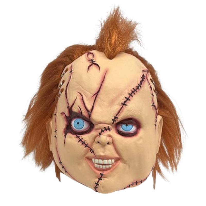 Máscara Chucky com cabelo
